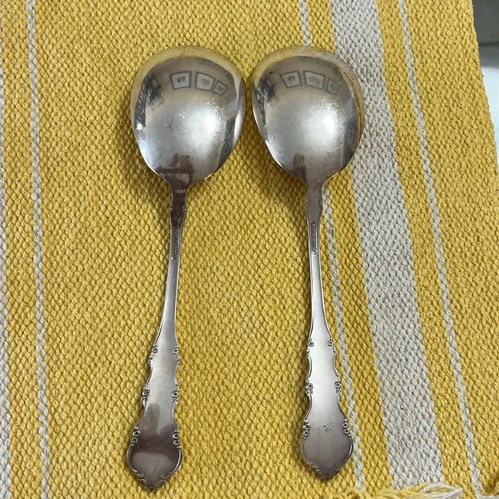 Reed & Barton Silver plated Serving Spoons